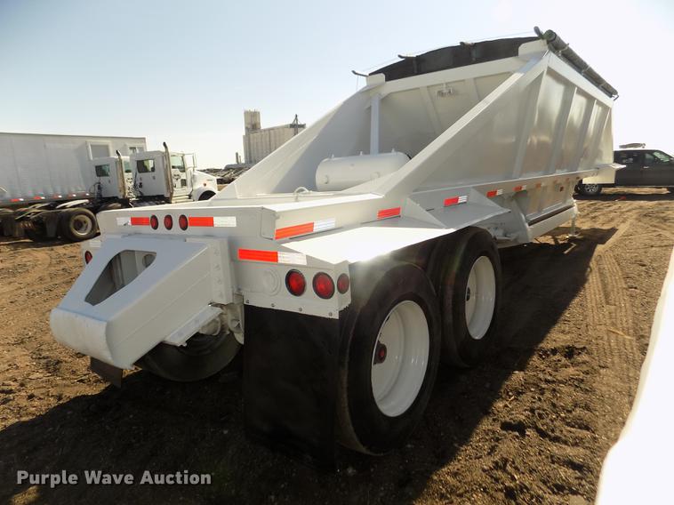 image for item DD2909 2000 Red River BD237 bottom dump trailer