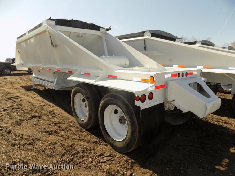 image for item DD2909 2000 Red River BD237 bottom dump trailer