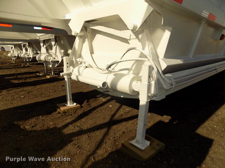 image for item DD2909 2000 Red River BD237 bottom dump trailer