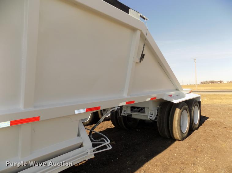 image for item DD2909 2000 Red River BD237 bottom dump trailer