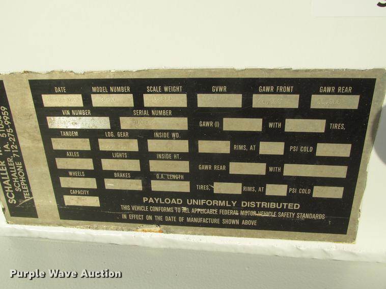 image for item DD2916 1999 Roadmaster G440 bottom dump trailer