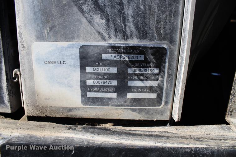 image for item DB6609 2004 Case IH MXU100 MFWD tractor