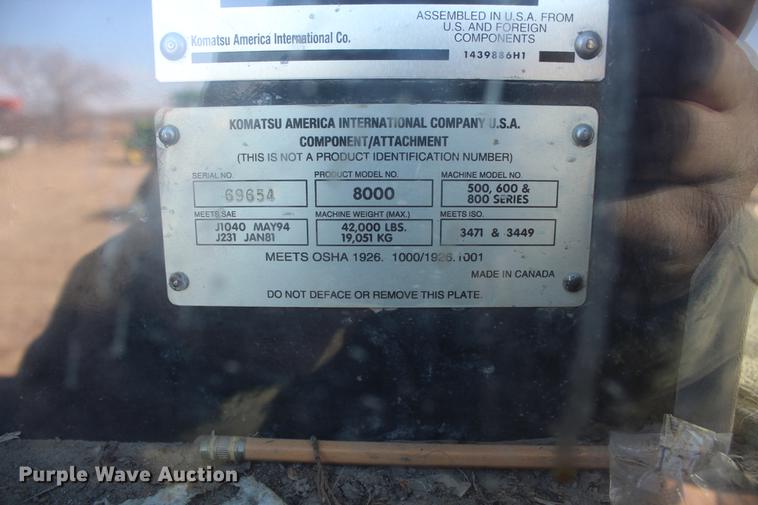 image for item DB6611 2001 Galion 850C motor grader