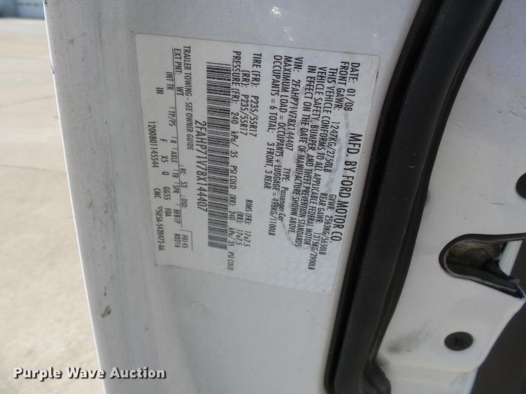 image for item DB7214 2008 Ford Crown Victoria Police Interceptor