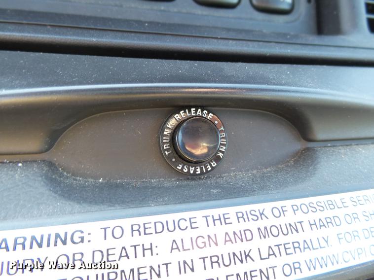 image for item DB7215 2011 Ford Crown Victoria Police Interceptor