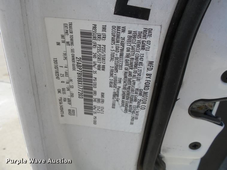 image for item DB7215 2011 Ford Crown Victoria Police Interceptor