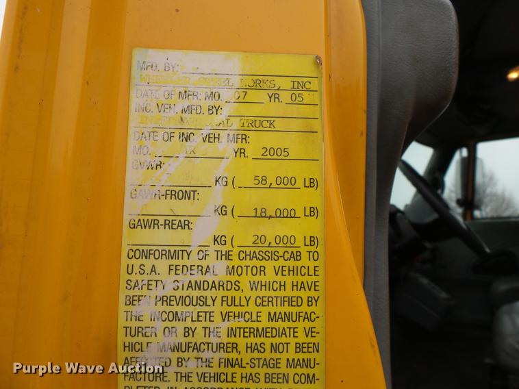 image for item DB7229 2006 International 7400 dump truck