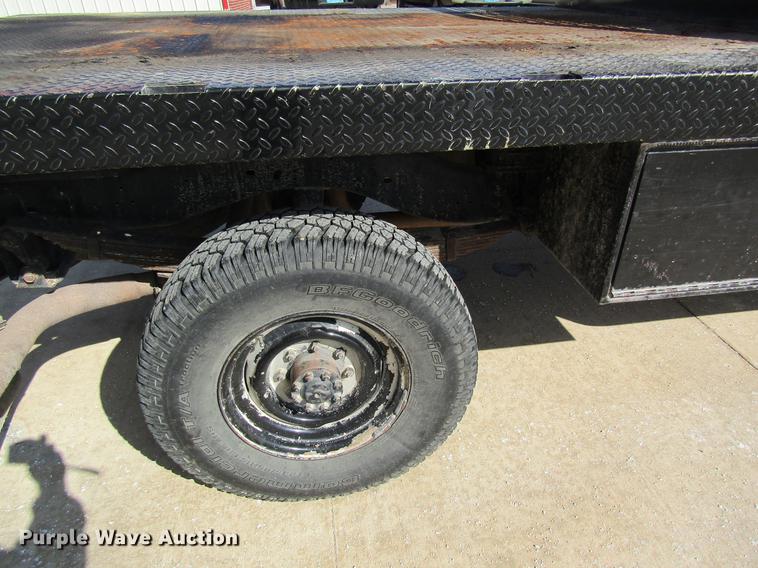 image for item DB9755 1990 Dodge Ram 350 flatbed pickup truck