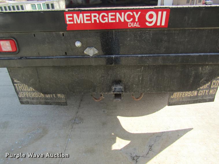 image for item DB9755 1990 Dodge Ram 350 flatbed pickup truck