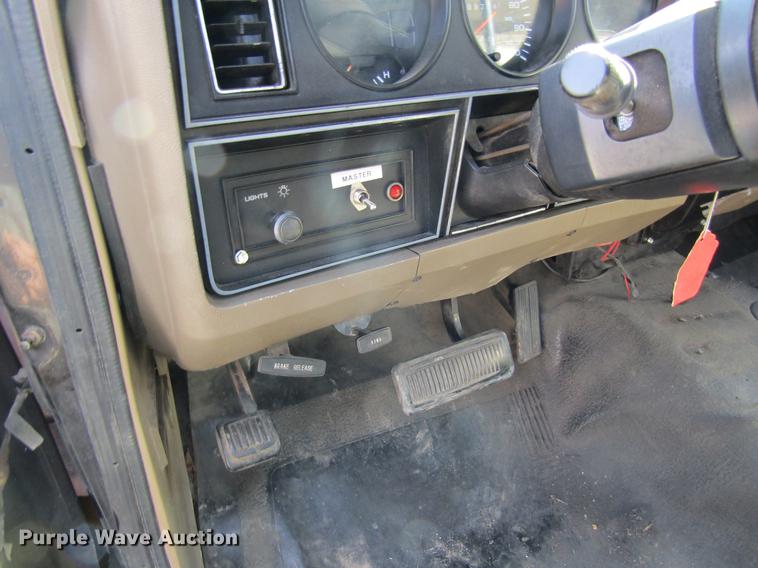 image for item DB9755 1990 Dodge Ram 350 flatbed pickup truck