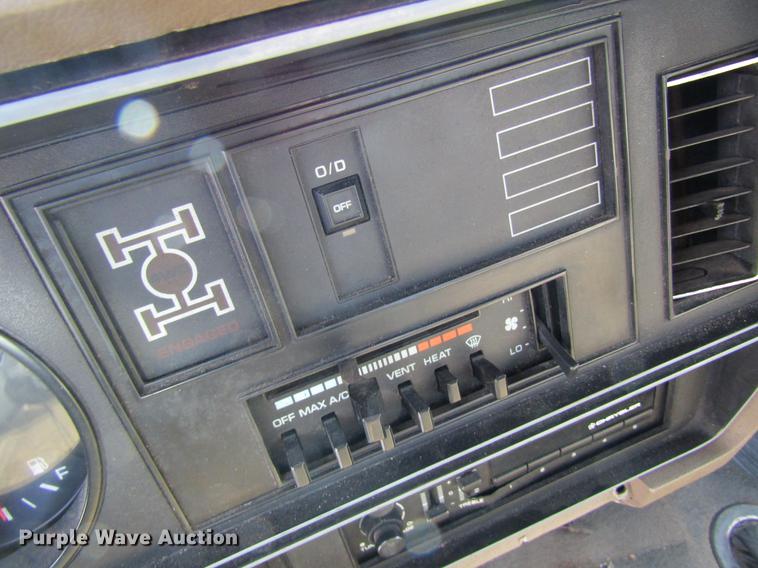 image for item DB9755 1990 Dodge Ram 350 flatbed pickup truck