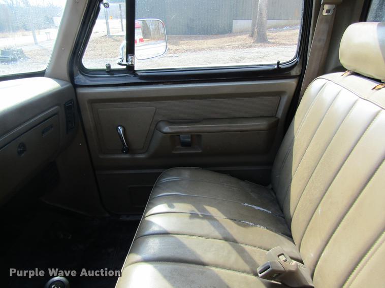 image for item DB9755 1990 Dodge Ram 350 flatbed pickup truck