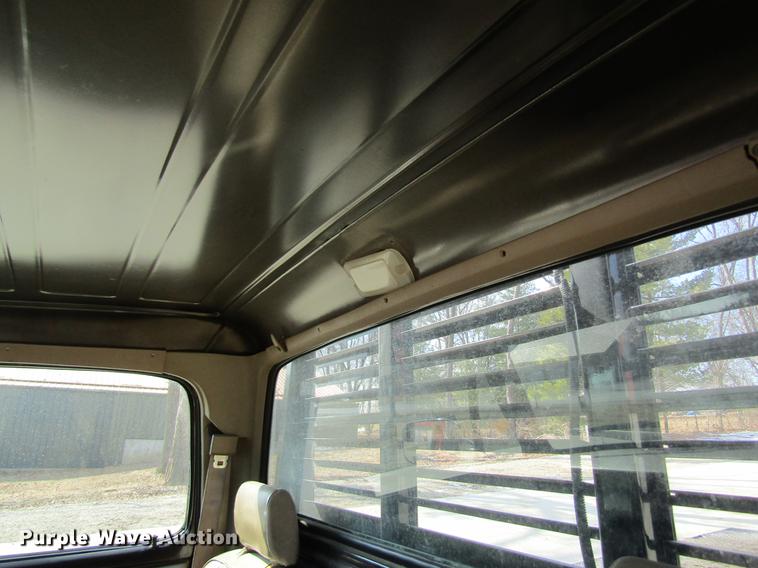 image for item DB9755 1990 Dodge Ram 350 flatbed pickup truck