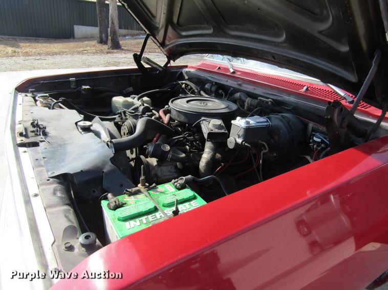 image for item DB9755 1990 Dodge Ram 350 flatbed pickup truck