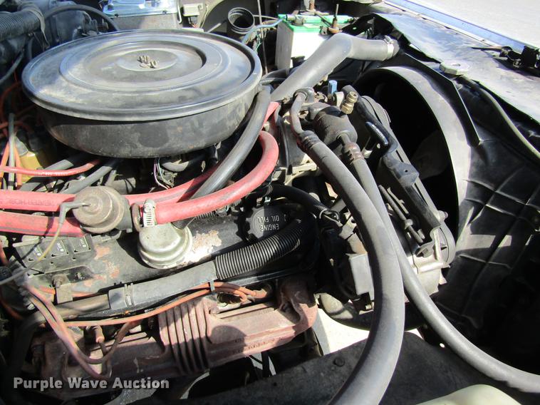 image for item DB9755 1990 Dodge Ram 350 flatbed pickup truck