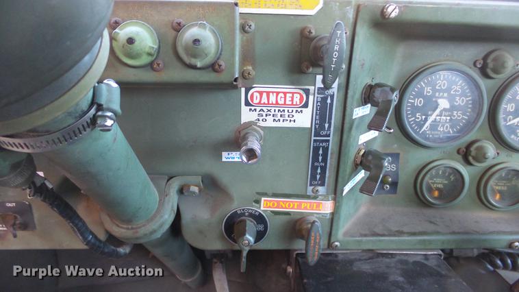 image for item DC0545 1984 Am General tank truck