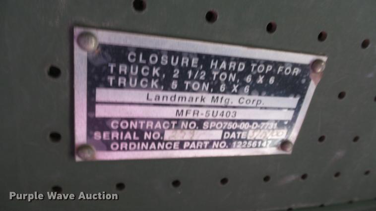 image for item DC0545 1984 Am General tank truck