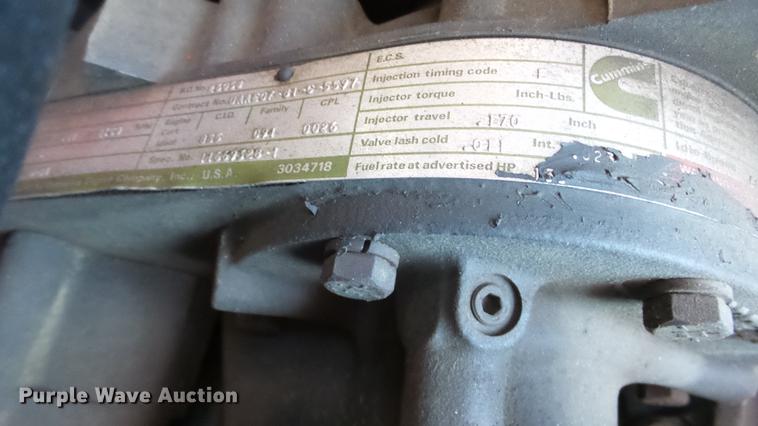 image for item DC0545 1984 Am General tank truck