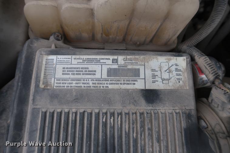 image for item DC5648 2003 Chevrolet Silverado 1500 Ext. Cab pickup truck