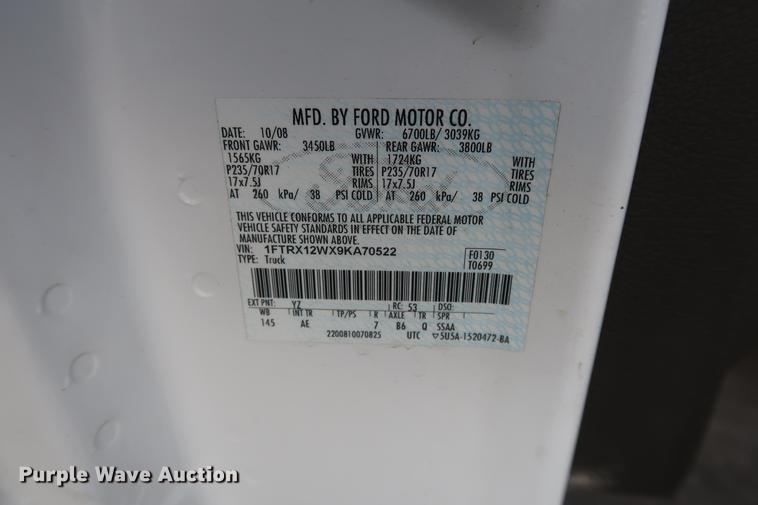 image for item DC5652 2009 Ford F150 SuperCab pickup truck