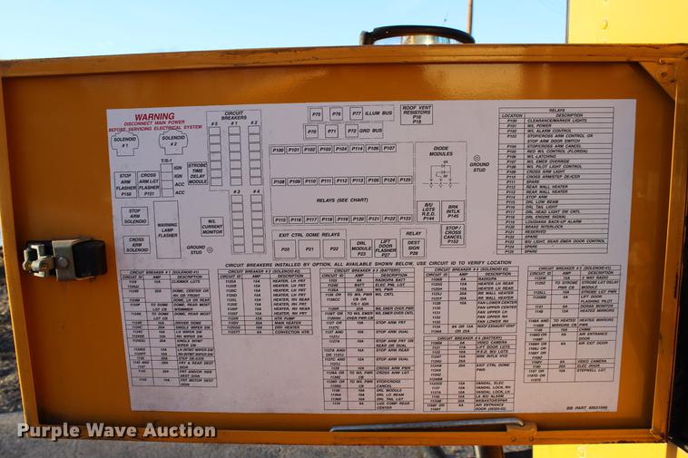 image for item DC7730 2004 Blue Bird school bus