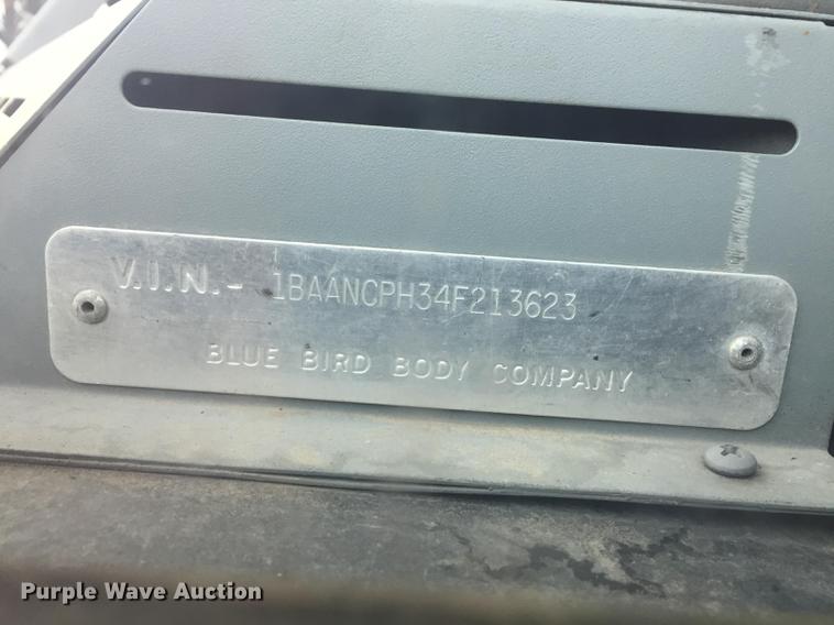 image for item DC7730 2004 Blue Bird school bus