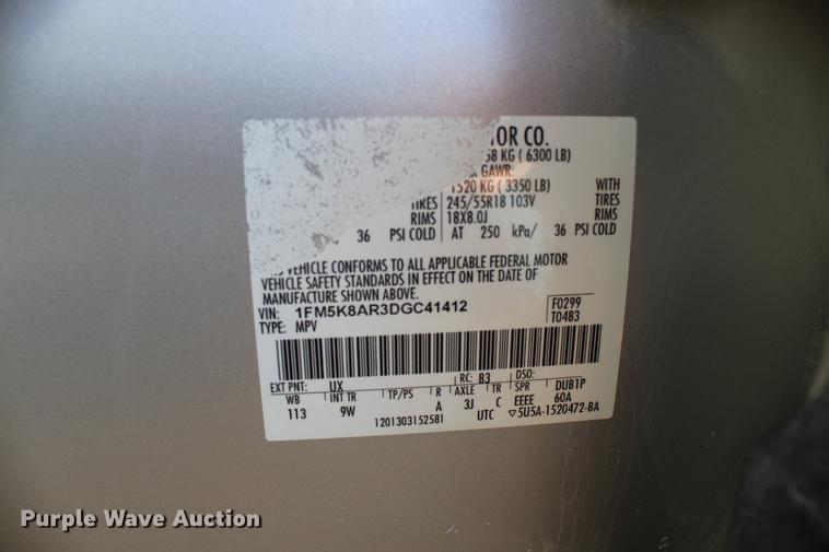 image for item DC7731 2013 Ford Explorer Police Interceptor SUV