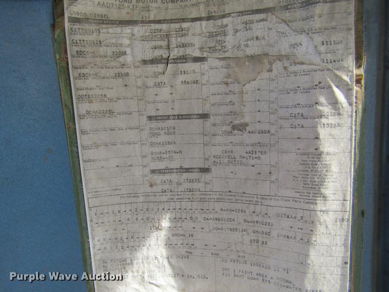 image for item DC8283 1974 Ford 9000 semi truck