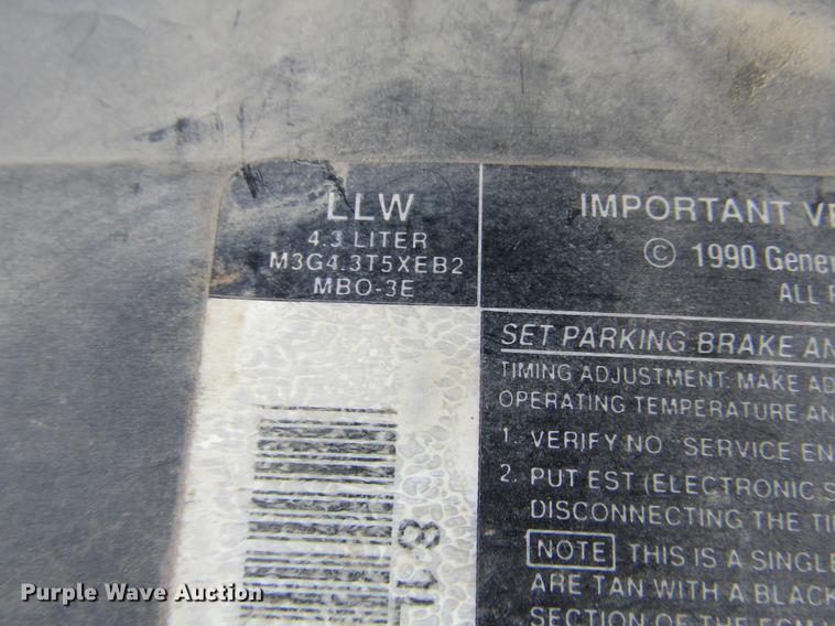 image for item DC8285 1991 Chevrolet S10 Blazer SUV