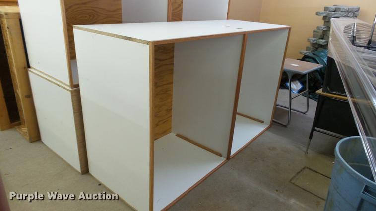 image for item DT9432 (7) wood storage cabinets