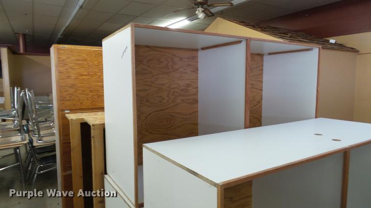 image for item DT9432 (7) wood storage cabinets