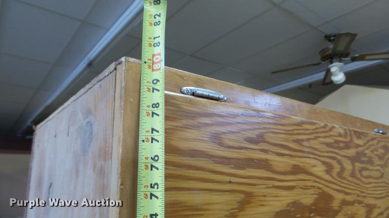 image for item DT9432 (7) wood storage cabinets