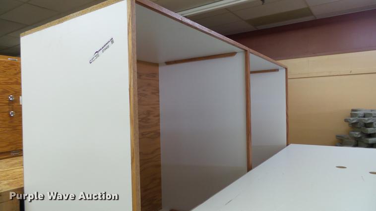 image for item DT9432 (7) wood storage cabinets