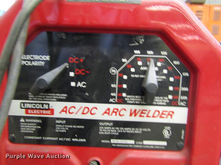 image for item EI9255 Lincoln 225/125 AC/DC welder