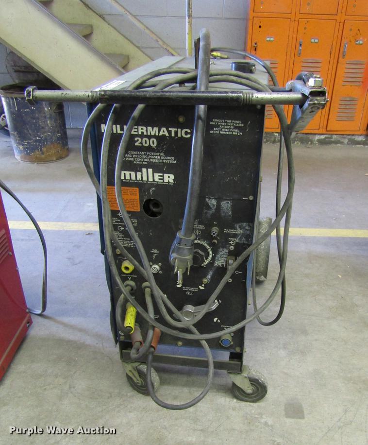 image for item EI9256 Miller Millermatic 200 wire welder