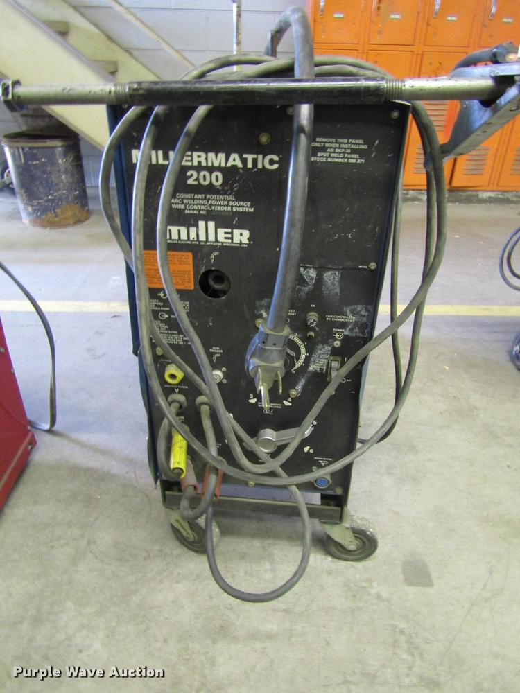 image for item EI9256 Miller Millermatic 200 wire welder