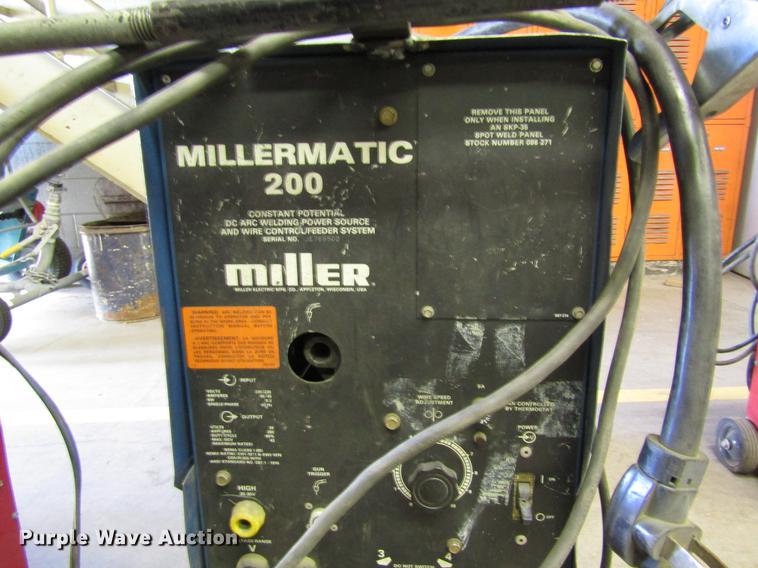 image for item EI9256 Miller Millermatic 200 wire welder