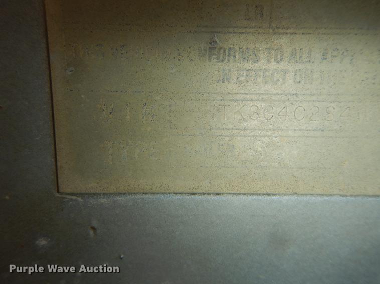 image for item J5504 2004 Trail King bottom dump trailer