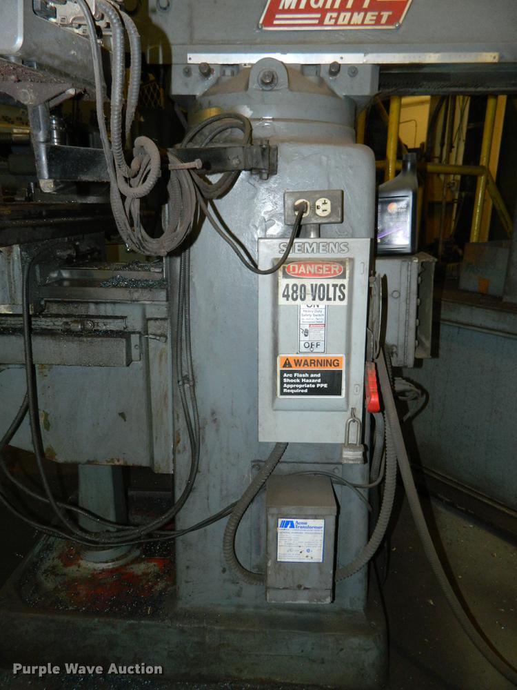 image for item DB1232 2001 Comet 3KUHD-B turret milling machine/vertical mill