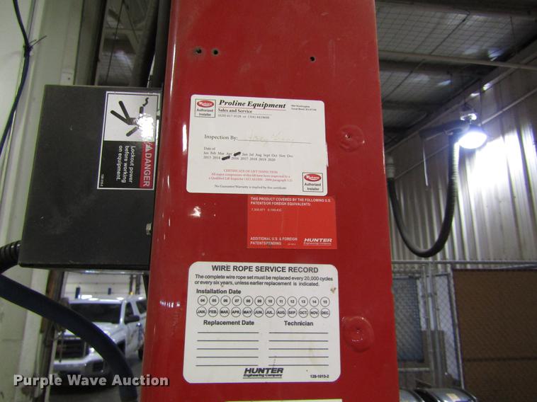 image for item DB1240 Hunter L441 alignment lift