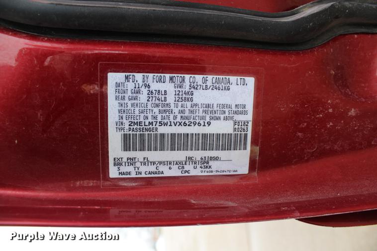 image for item DB6602 1997 Mercury Grand Marquis LS