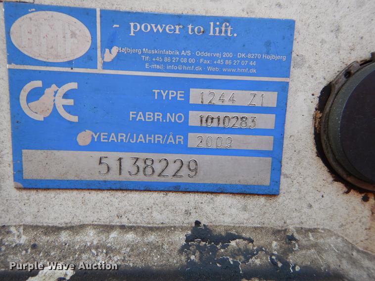 image for item DC0260 2009 IMT 12/78Z series crane grapple