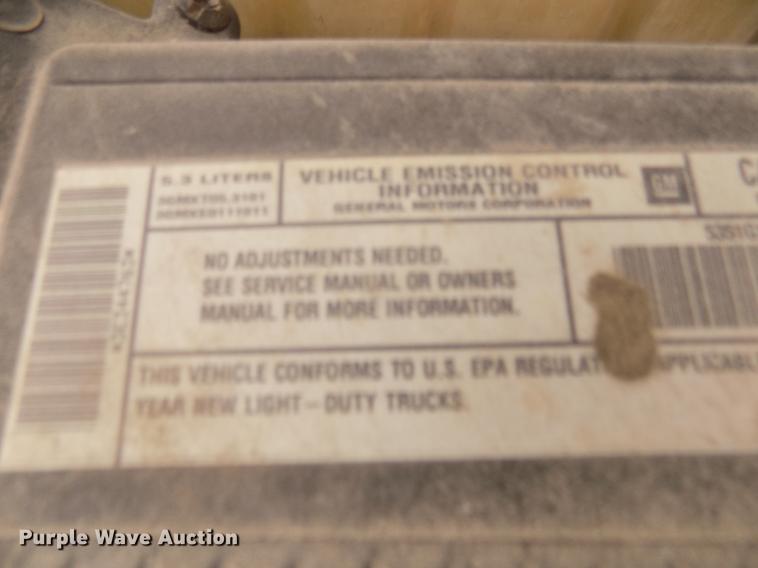 image for item DD2901 2003 Chevrolet Silverado 1500 Ext. Cab pickup truck