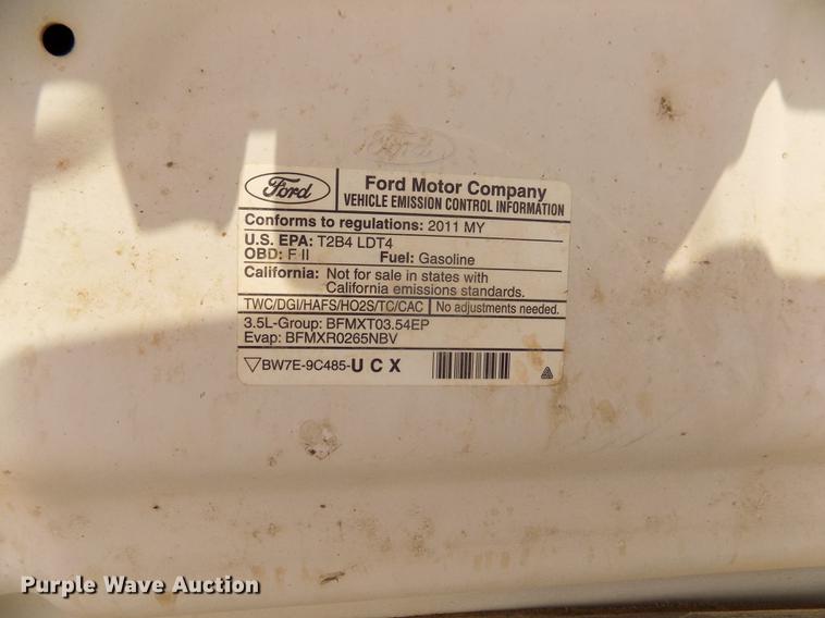 image for item DD2903 2011 Ford F150 XLT SuperCab pickup truck