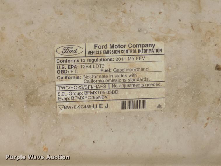 image for item DD2905 2011 Ford F150 XLT SuperCab pickup truck