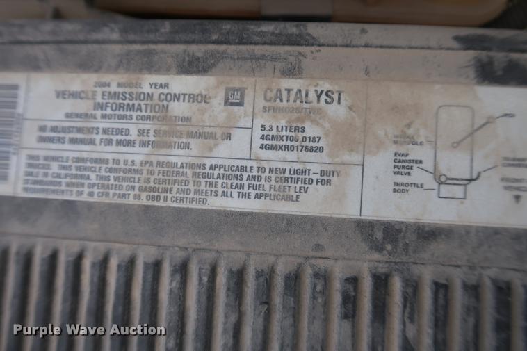 image for item DD5420 2004 Chevrolet Silverado 1500 Ext. Cab pickup truck