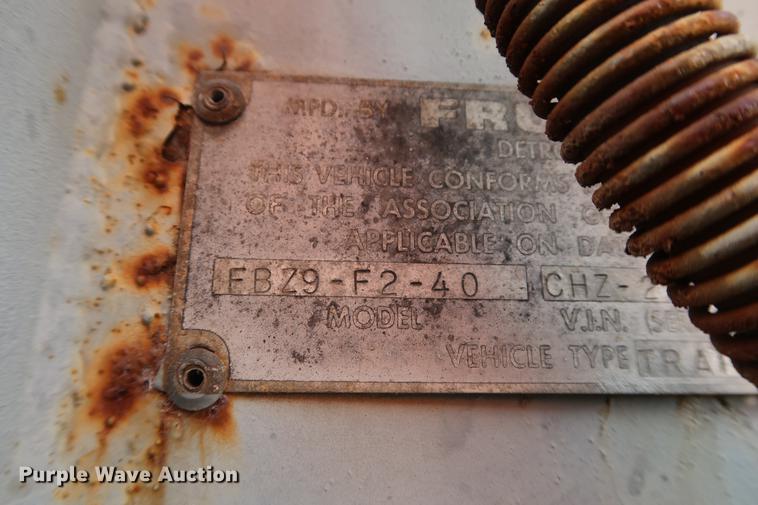 image for item DD5422 1978 Fruehauf dry van trailer