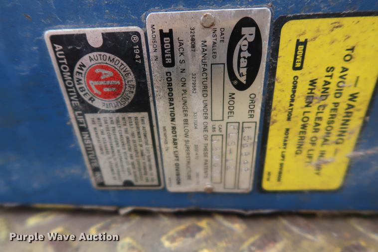image for item DD5446 Rotary FLS-12 four post lift
