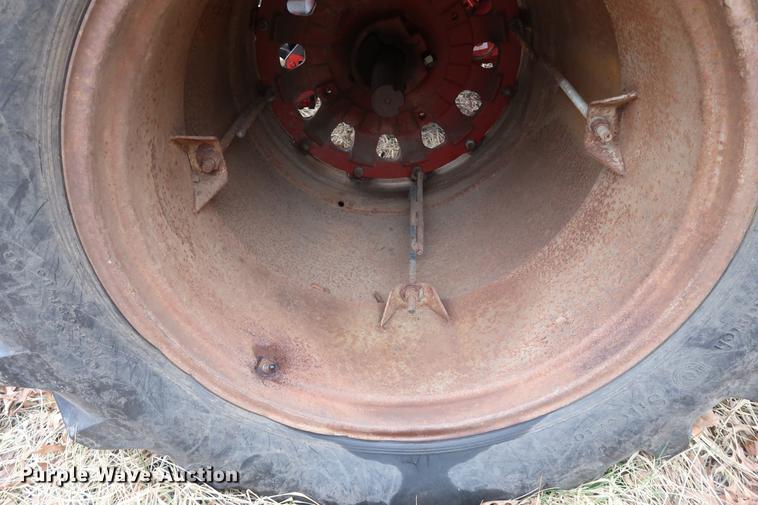 image for item DD5448 (2) International 18.4-34 dual tires and wheels