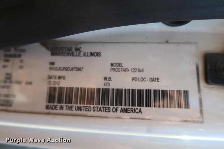 image for item DF3512 2013 International ProStar semi truck